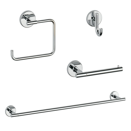 Wayfair Chrome Bathroom Hardware Sets You'll Love in 2023